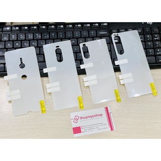 PPF mặt lưng trong suốt / nhám chống vân tay 100% Sony Xperia 1 - 1 mark II - 10 mark II - Xperia 5 - XZ2 - XZ3