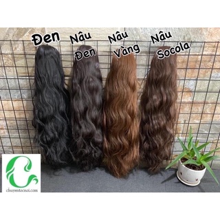 Tóc giả ngoạm xù sóng cao cấp