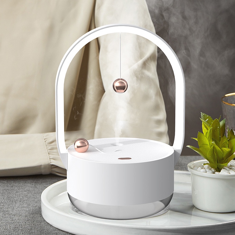 Máy Phun Sương Tạo Độ Ẩm Không Khí 350ML Sạc USB Không Dây Có Đèn Ngủ Cho Nhà Ở / Văn Phòng