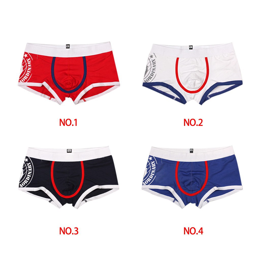 Quần lót Boxer vải Cotton thời trang cho nam
