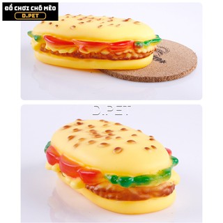Bánh Hamburger đồ chơi cho chó mèo