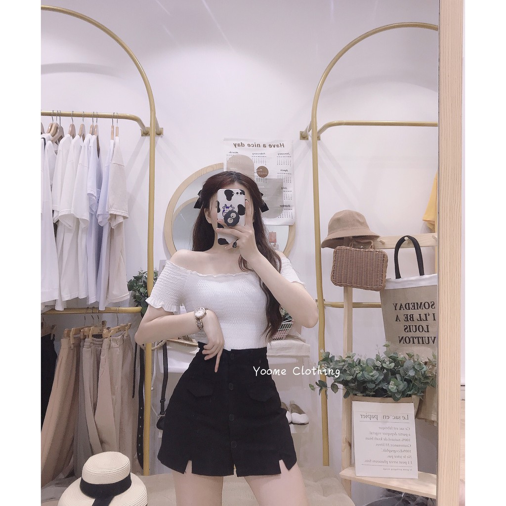 [Mã FAXANH55 giảm 10K đơn 50K] Quần giả váy kaki khuy xẻ đùi [ ẢNH THẬT SHOP CHỤP] | BigBuy360 - bigbuy360.vn