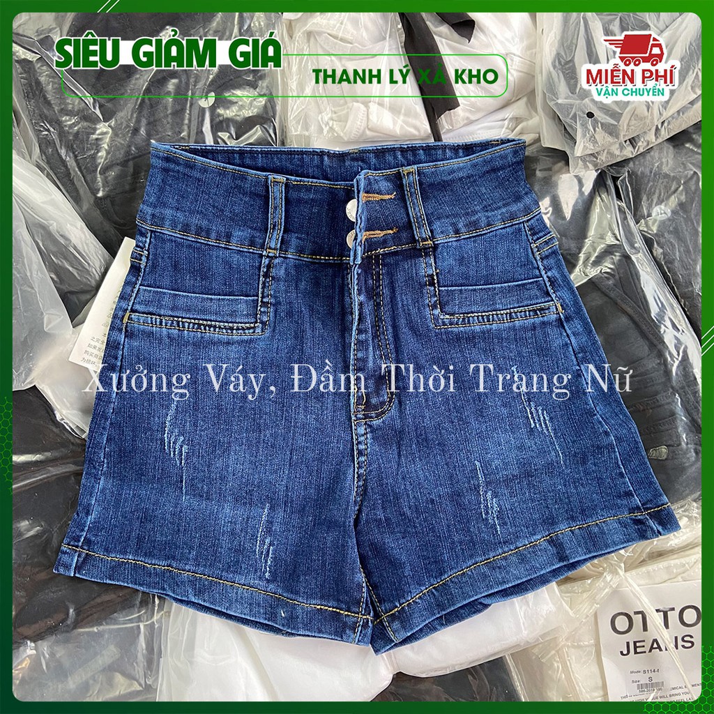 ✅Ảnh thật của shop 100% ✅ 🍁Quần Short jean nữ🍁chất bò trơn mềm xinh xắn🍁jean xanh | BigBuy360 - bigbuy360.vn