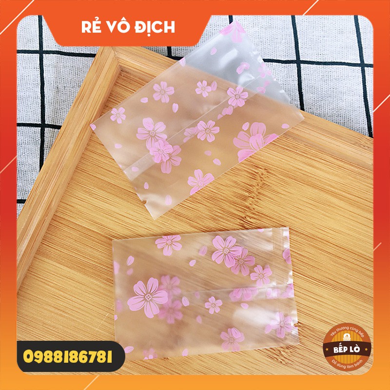 Túi Bánh Dứa Túi Bánh Gạo Túi Thanh Gạo Lứt Kẹo mút 7 * 12cm ĐỦ KIỂU SÁNG SANG TRỌNG DỄ THƯƠNG - set 100 túi