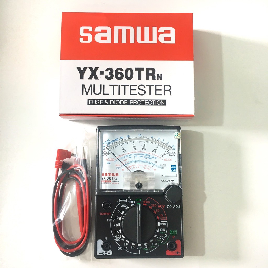 Đồng hồ đo điện vạn năng vom samwa YX-360TRn, đồng hồ đo dòng dc/ac