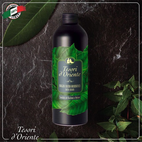 (HÀNG CHÍNH HÃNG) Sữa tắm nước hoa Tesori D' Oriente SANDALWOOD Gỗ Đàn Hương 500ml - Nhập khẩu từ ITALY