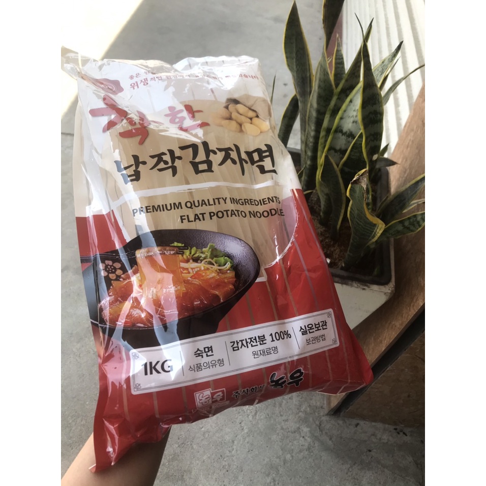 Miến Dẹt Hàn Quốc Sợi Bản To Ngon 1 Kg