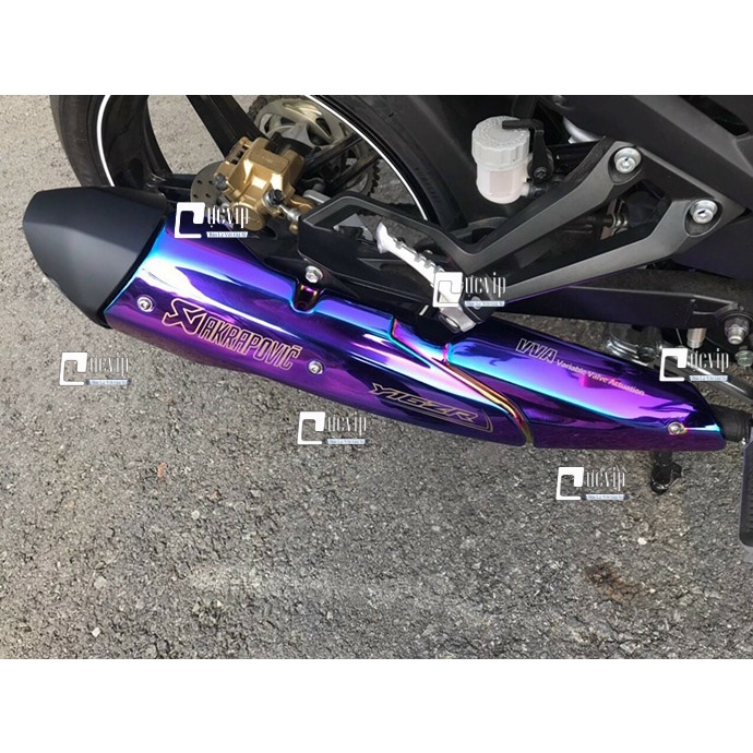 Ốp Che Pô Exciter 155 VVA, Exciter 2021 - 2022 Inox Xi Titan MS4126