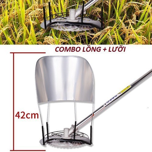 Bộ Lồng gặt lúa kèm lưỡi cắt cỏ