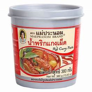 Gia vị cà ri đỏ/xanh/ vàng maepranom red/ green curry paste, tomyum kanokwan curry 380g thái lan