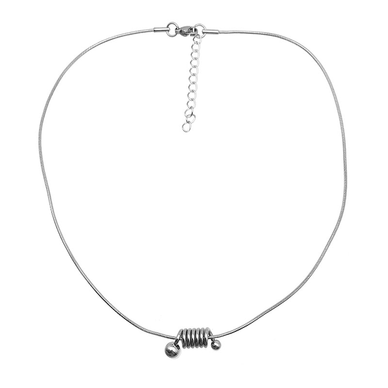 Vòng cổ kim loại thiết kế đơn giản cá tính thời trang cho nữ