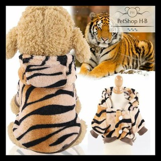Áo chó mèo thú cưng : mẫu hổ vằn
