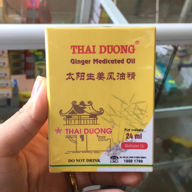 Dầu gừng thái dương chai 24ml