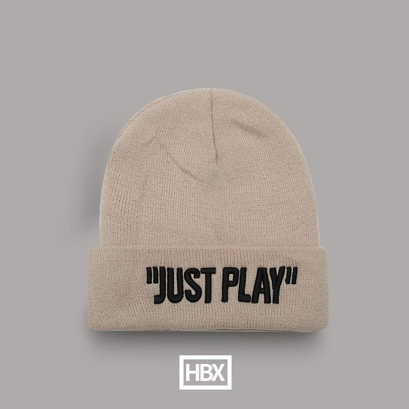 Mũ Len Just Play Nam Nữ nhiều màu - Mũ Len Beanie phong cách Hàn Quốc unisex
