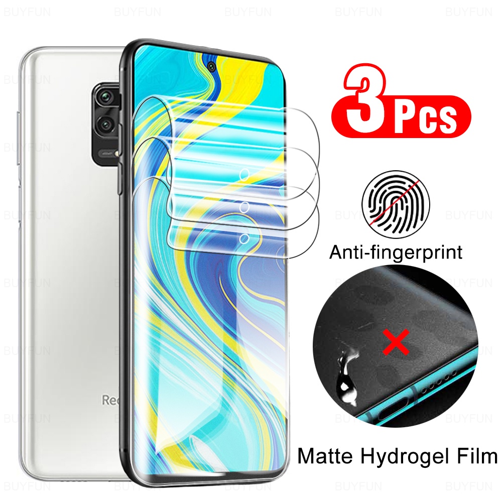 Set 3 Kính Cường Lực Bảo Vệ Màn Hình Cho Xiaomi Redmi Note 9S Note 9 Pro Max Note9 S Kèm Phụ Kiện