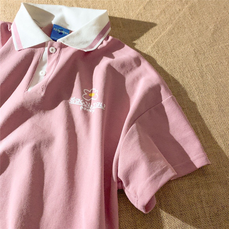 Áo thun cổ Polo bằng cotton nguyên chất 100% phong cách Hàn Quốc (size lớn) | BigBuy360 - bigbuy360.vn