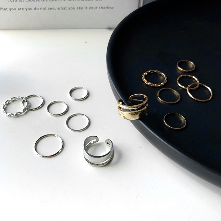 Set Nhẫn Đeo Tay Phong Cách Hàn Quốc Sang Trọng