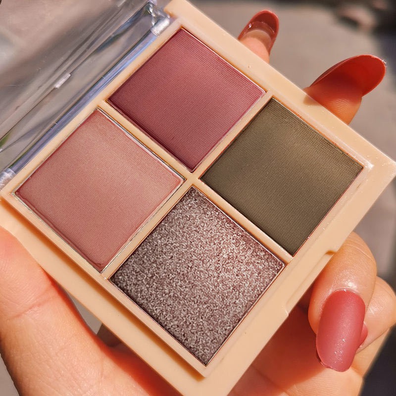 Bảng Phấn Mắt 4 Màu Làm Đẹp Trang Điểm Lâu Trôi | BigBuy360 - bigbuy360.vn