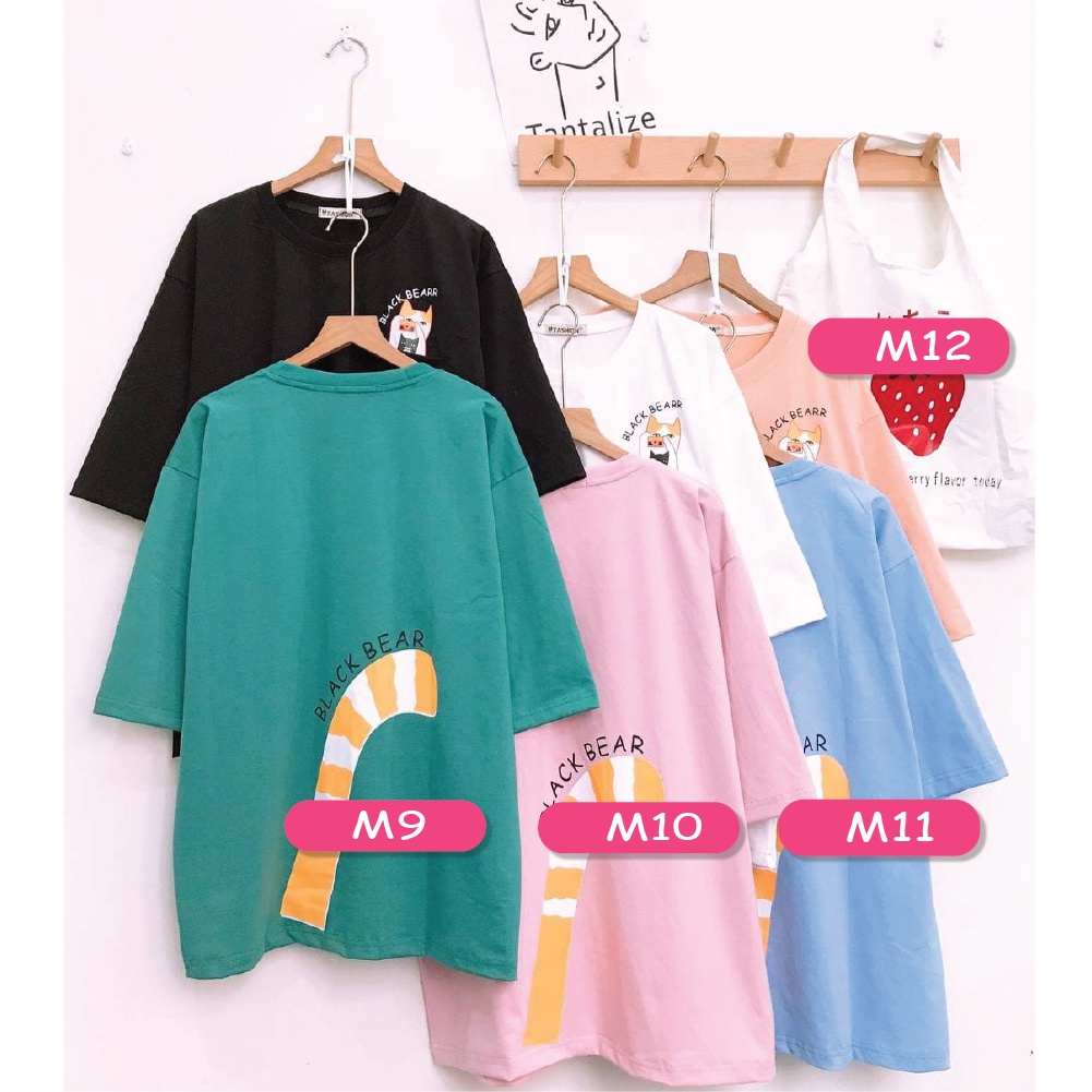 Áo thun tay lỡ ulzzang basic tee chất cotton form rộng unisex [Nhiều Mẫu ] - Áo phông trơn Kyubi ATTL25