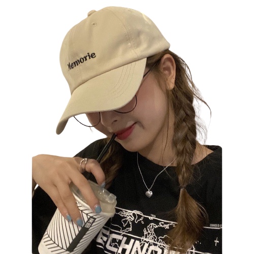 Mũ lưỡi trai nón kết thêu chữ Memorie phong cách Ulzzang Unisex nam nữ Hàn Quốc -Hazis Store
