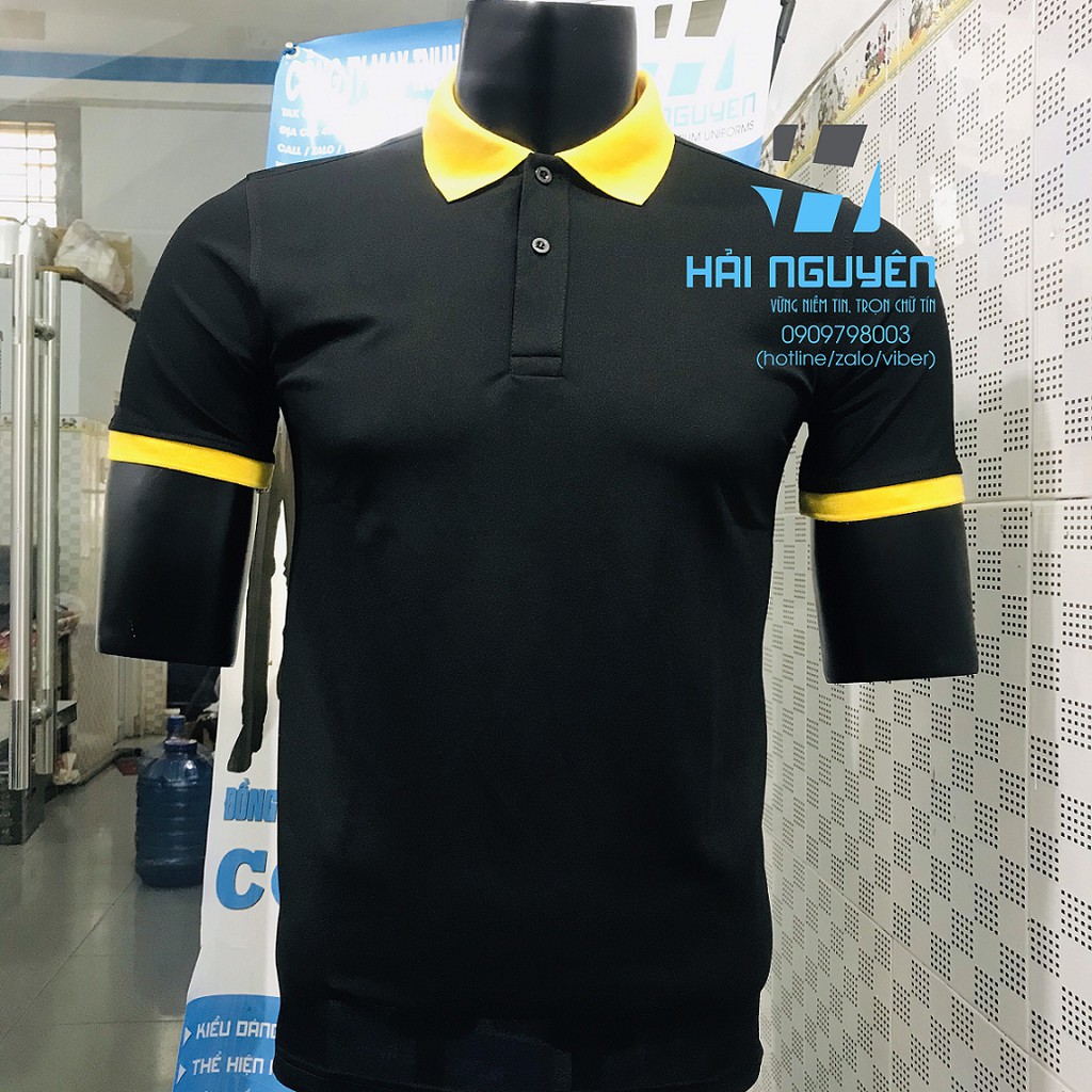Áo thun cá sấu Thái co giãn 4 chiều làm đồng phục cho nhân viên | BigBuy360 - bigbuy360.vn