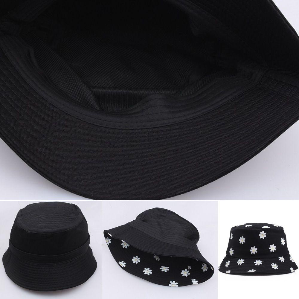 EUTUS Mũ Bucket Hoạ Tiết Hoa Phong Cách Thể Thao Thời Trang Mùa Hè