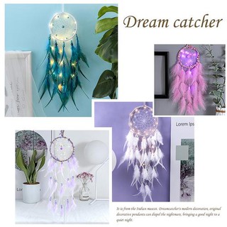 Dreamcatcher có chuông và đèn làm thủ công