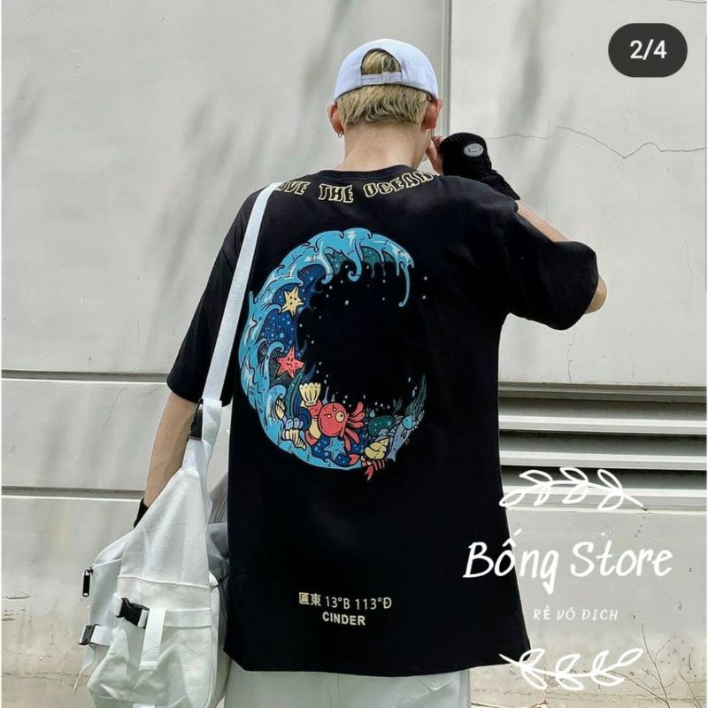 [Rẻ Vô Địch] Áo cotton tay lỡ Unisex mặc đôi ,nhóm , lớp------ Áo TRĂNG MỰC CINDER