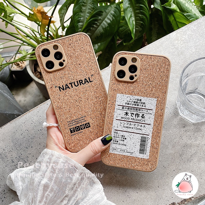 Ốp Điện Thoại Cứng Họa Tiết Vân Gỗ Tự Nhiên Tản Nhiệt Cho iPhone 13 Mini 11 12 Pro Max Xr Xs Max 7 8 Plus 6 12Mini