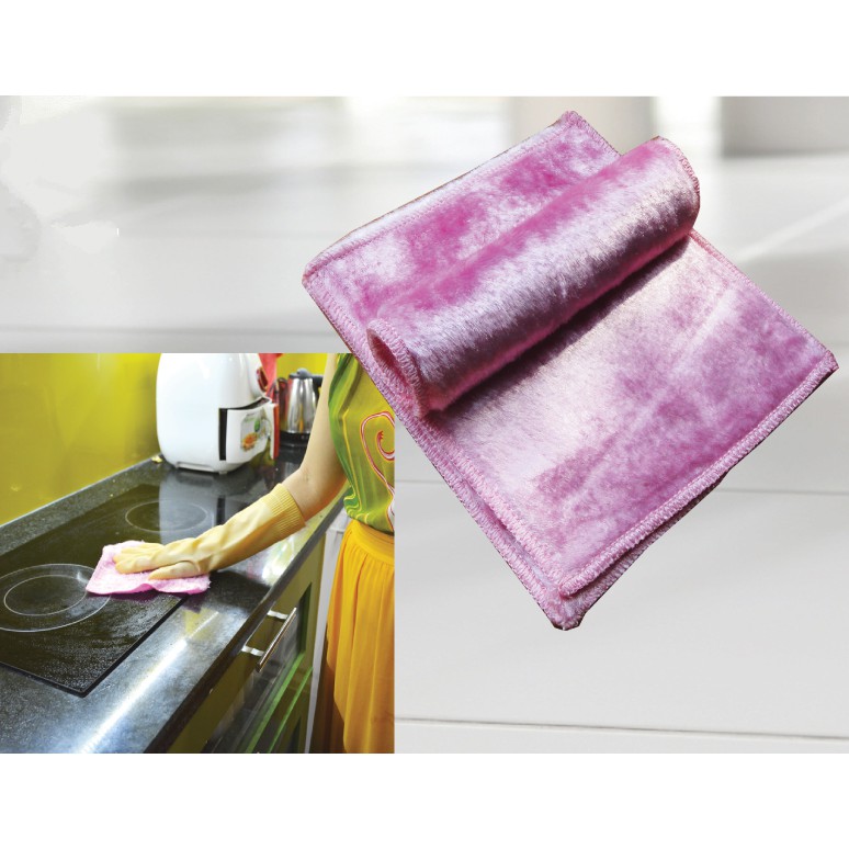 Combo Bộ 3 Khăn Lau Dầu Mỡ Nhà Bếp Homeinno