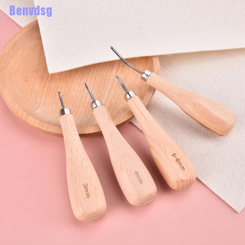 1 Dụng Cụ Đục Lỗ Đồ Da Thủ Công Bằng Gỗ