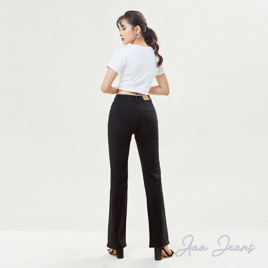 Quần Jean Nữ Ống Loe Lưng Cao Aaa Jeans