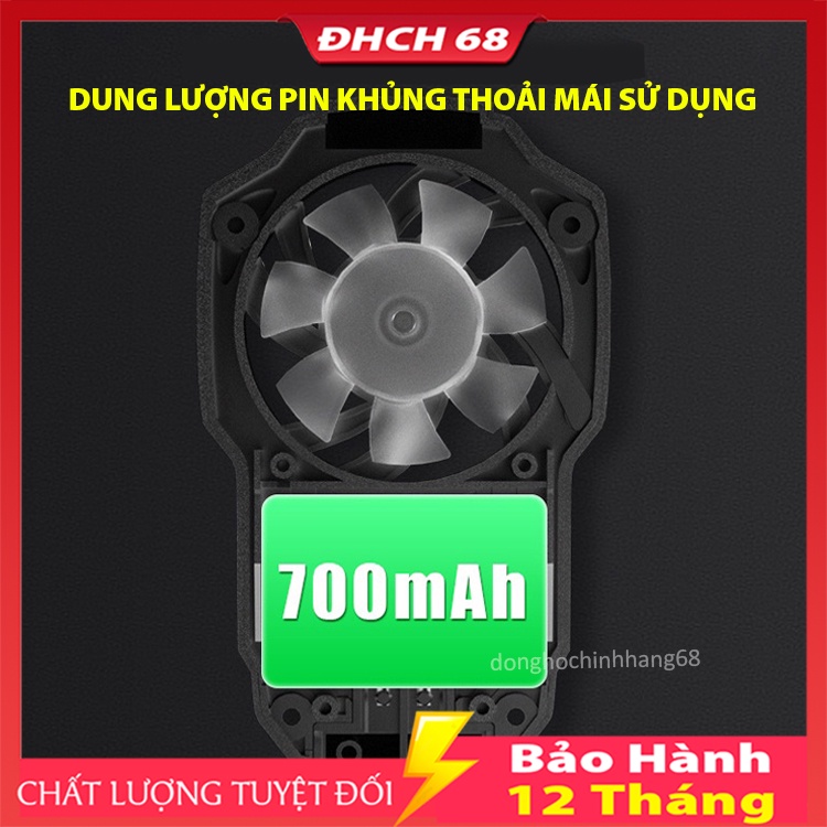Quạt tản nhiệt điện thoại Memo FL05 làm mát nhanh cho điện thoại gaming thủ pin 700mah có LED RGB Bảo Hành 12 Tháng