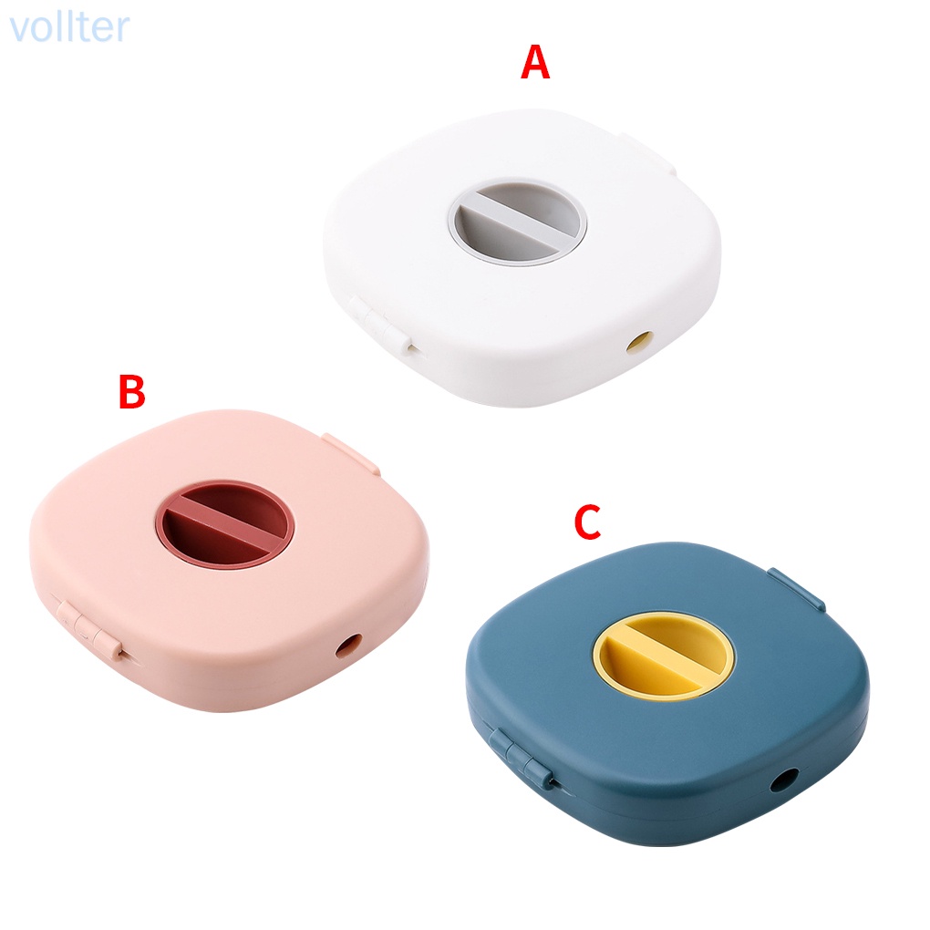 Hộp Đựng Dây Cáp Sạc Điện Thoại Bằng Nhựa Màu Trắng Di Động Tiện Dụng