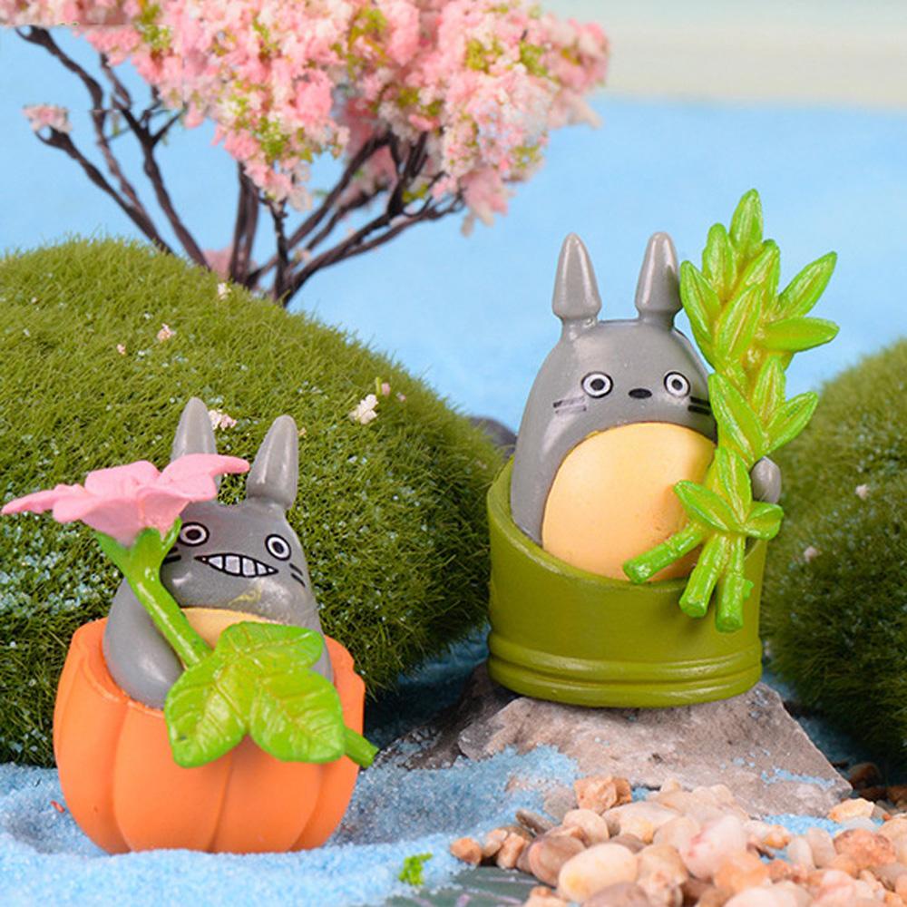 Set 8 Đồ trang trí Totoro Xinh Xắn Dùng Để Trang Trí