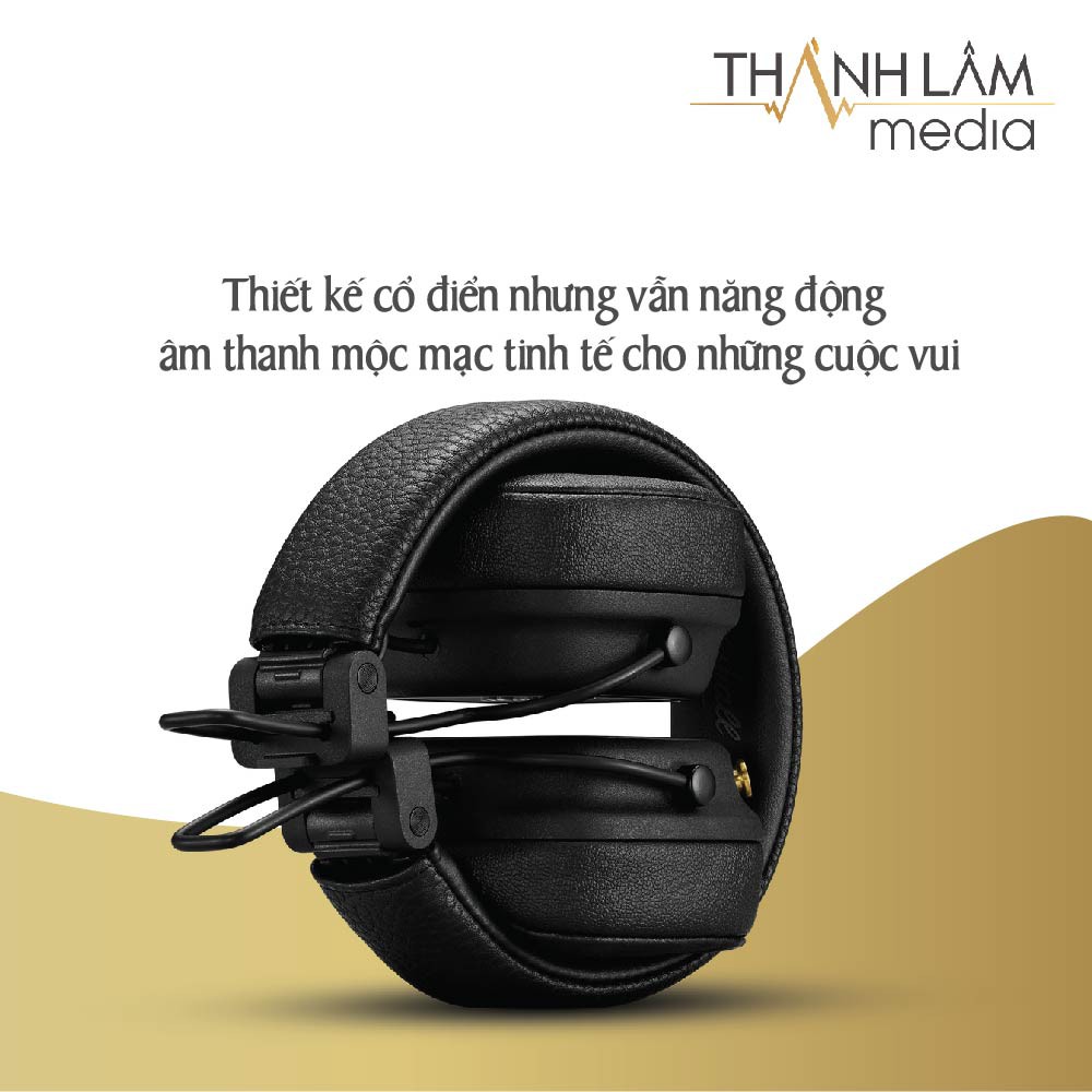 Tai nghe không dây Marshall Major 4 chính hãng - 80 giờ chơi nhạc liên tục - bao test 7