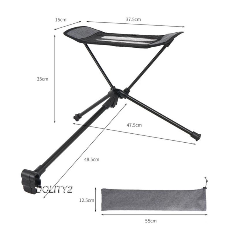 [Dolity2] Ghế Gác Chân Gấp Được