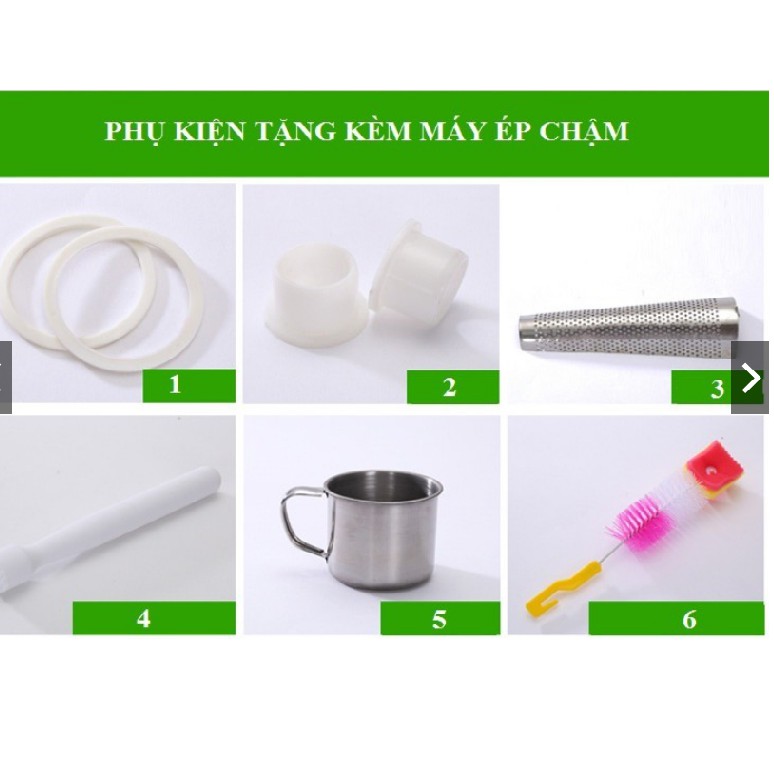 Máy ép trái cây, cỏ lúa mì tốc độ chậm