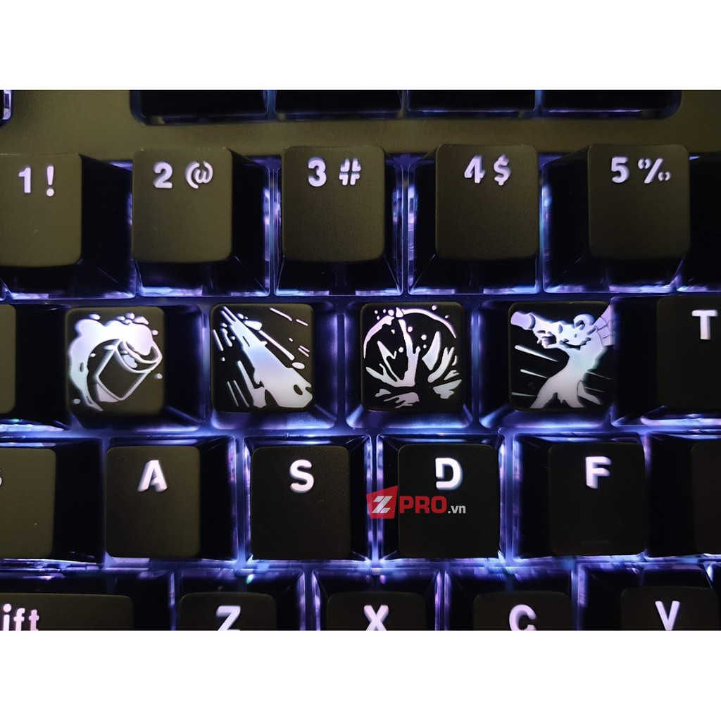 Bộ Keycap LOL Kỹ Năng Jhin  - SKILL Jhin Liên Minh Huyền Thoại