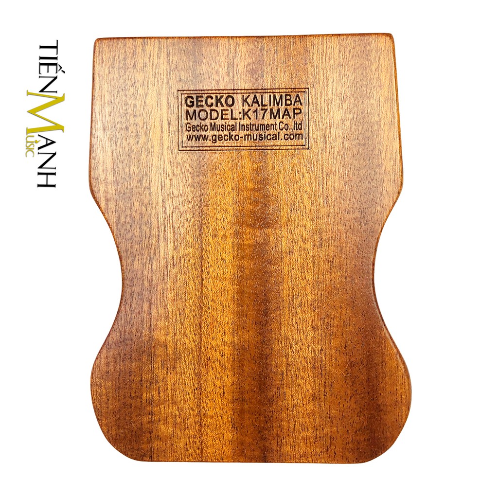 [Khắc Phím] Đàn Kalimba Gecko 17 Phím K17MAP - Tone C, Gỗ Mahogany (Cam kết 100% Chính hãng nhập khẩu Tiến Mạnh Music)