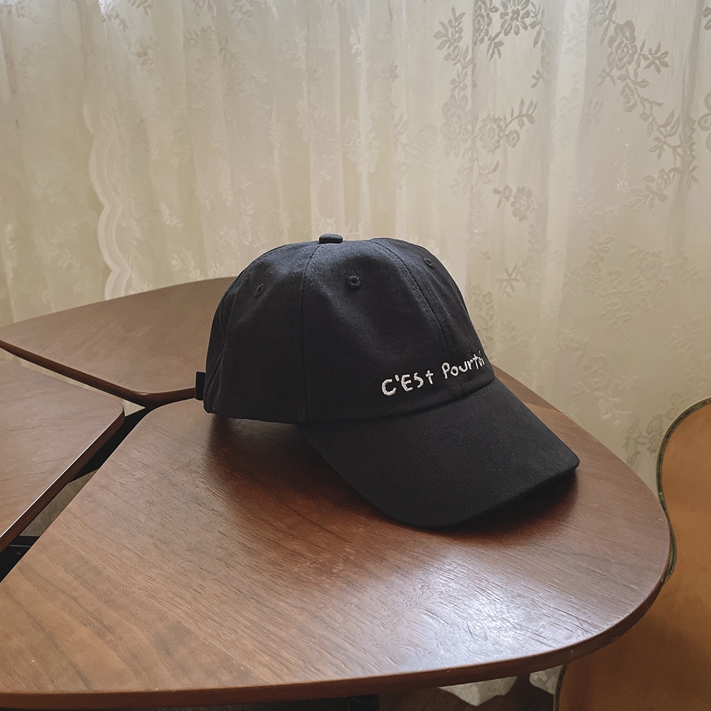 Mũ Lưỡi Trai Thêu Chữ Cherry Phong Cách Hàn Quốc Cho Bé