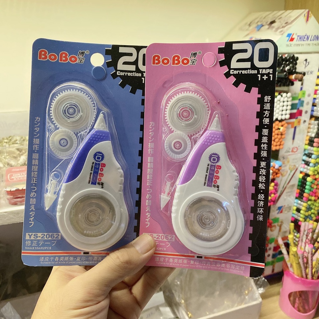 Bút xóa kéo cute dành cho Học Sinh - Sinh Viên, Băng kéo trơn đều tay cho nét xóa đẹp.