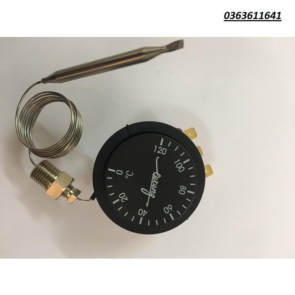 Sale Giá gốc Công tắc nhiệt rơ le nhiệt relay nhiệt điều chỉnh nhiệt Teteng 0-120 độ .0-320 độ