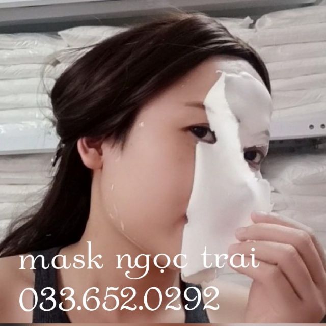 1kg mặt nạ dẻo ngọc trai handmade trắng da & mờ nám