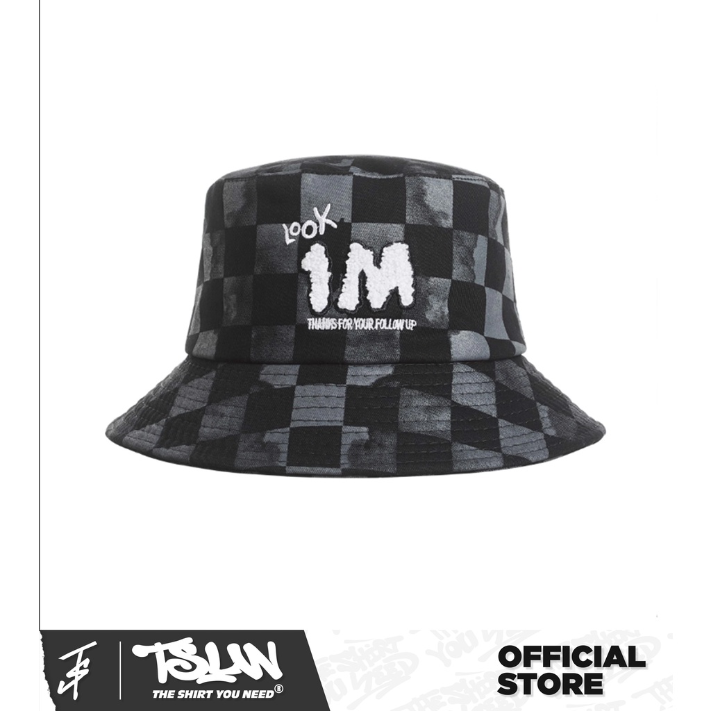 Nón Bucket TSUN 1M Bucket - Đen/Xám - Unisex