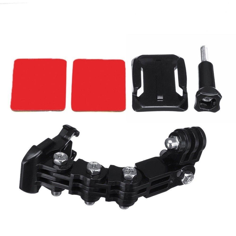 MAYSHOW Bộ 5 Giá Đỡ Camera Gopro Hero 7 6 5 4 Gắn Phía Trước Mũ Bảo Hiểm Xe Mô Tô