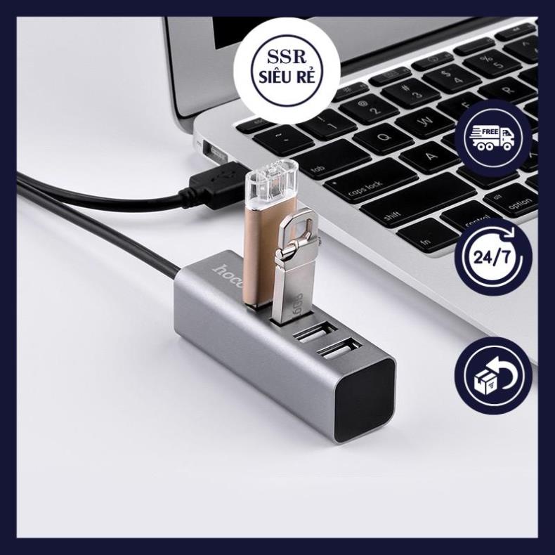 Hub chia 4 cổng USB Hoco HB1 Bảo Hành chính hãng 12T (LA77104)