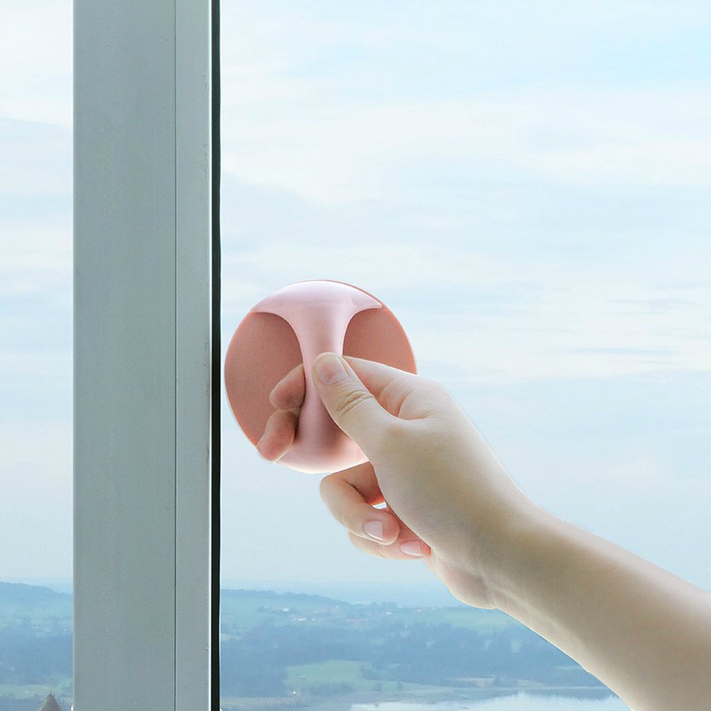 Tay Nắm Cửa Tủ Kéo Hình Tròn Bằng PP Không Để Lại Dấu Đa Năng Tiện Dụng