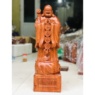 Di Lặc chúc phúc gỗ Hương cao 60 giá rẻ