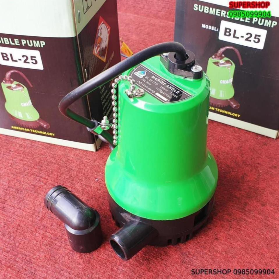 Máy bơm chìm Nhựa DC 45W 65W  Bơm tỏm nước thả chìm mini nguồn DC 12V